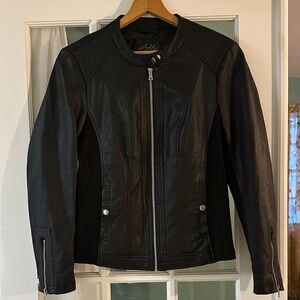 Black Vegan Leather Jacket